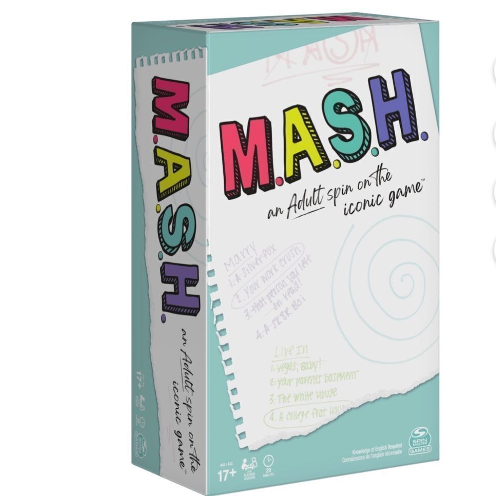 M.A.S.H. Adult 17 + Party Game